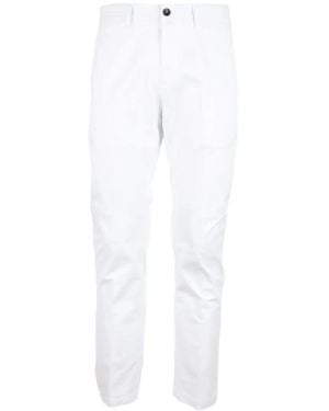 Siviglia Logo-Detail Pants - White