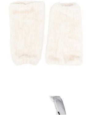 UGG Faux-Fur Leg Warmers - White