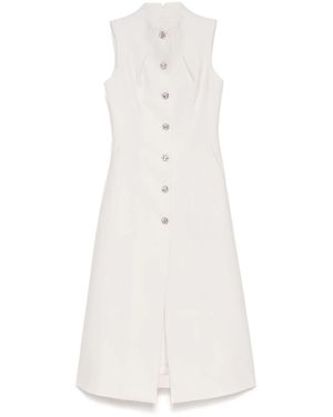 Shiatzy Chen Abito Smanicato - Bianco