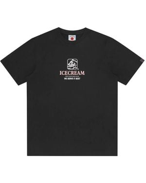 ICECREAM グラフィック Tシャツ - ブラック