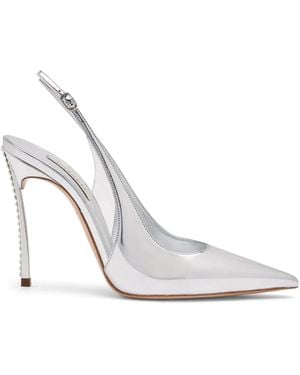 Casadei Pumps Alice Superblade 100Mm - Bianco