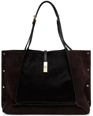 Pollini Borsa Tote Austin Con Borchie - Nero
