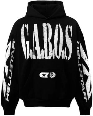 HELLSTAR G.A.B.O.S. Logo-Print Hoodie - Black