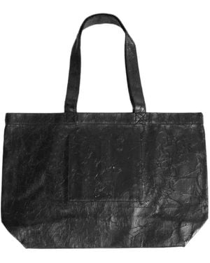 Rick Owens Temple Megacrust Denim Tote Bag - Black