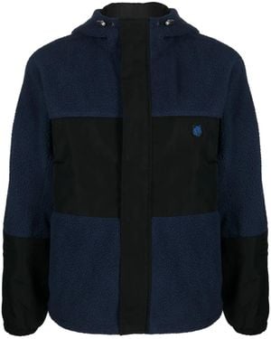 Maison Kitsuné Colourblock Jacket - Blue