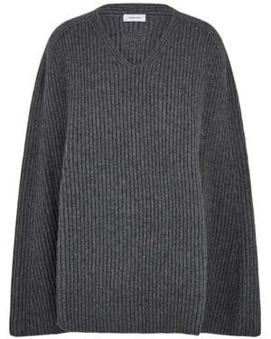 Ferragamo Cape Van Kasjmierblend - Grijs