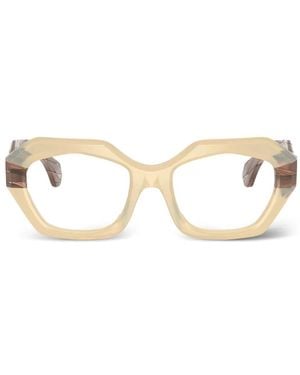 Alain Mikli Lunettes De Vue À Monture Géométrique - Natural