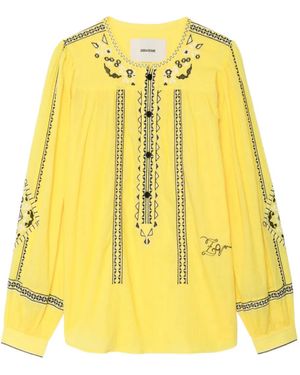 Zadig & Voltaire Tigy Tunic - Yellow