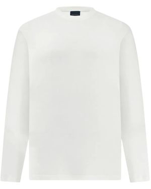 Paul & Shark Fil-À-Fil Long-Sleeves T-Shirt - White