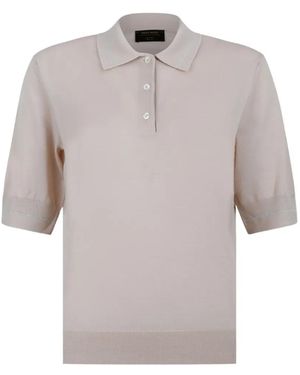 Gran Sasso Button Polo Shirt - White