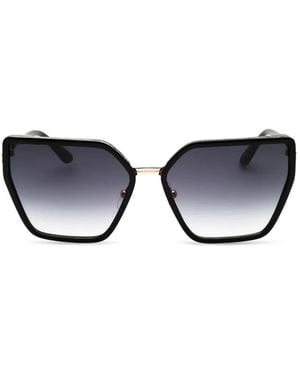 Guess Lunettes De Soleil À Monture Papillon - Noir