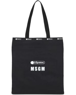 MSGM X Lesportsac Emerald Tote Bag - Black