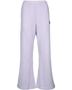 Tommy Hilfiger ワイド トラックパンツ - パープル