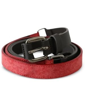 CoSTUME NATIONAL Ceinture Bicolore - Rouge