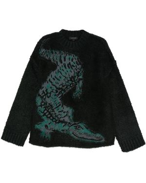 Lacoste Jacquard Jumper - Green