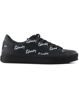 Givenchy City Sport Lace-Up Trainers - Black