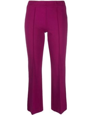 Blanca Vita Pantalon Court À Taille Mi-Haute - Violet