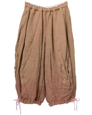 Comme des Garçons Dip-Dye Pants - White