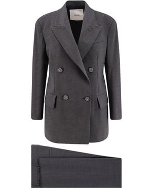 Hevò Rocchetta Pak Met Dubbele Rij Knopen - Grijs