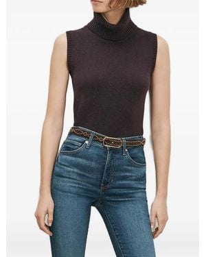 Veronica Beard Mazzy Sleeveless Jumper - Blue