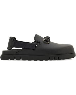 Ferragamo Chunky-Sole Sandals - Black