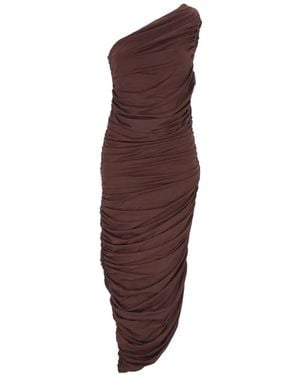 FEDERICA TOSI One-Shoulder Ruched Dress - Purple