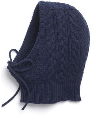 Barrie Cashmere Balaclava - Blue
