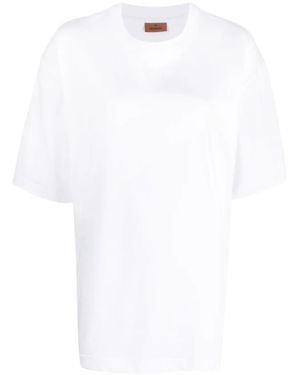 Missoni Camiseta con logo estampado - Blanco