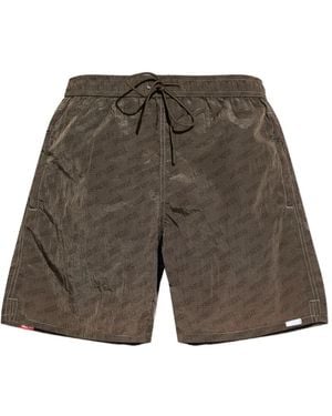 DIESEL Sport-41-Utlt Swim Shorts - Grey