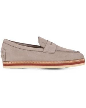 Tod's Gommino Penny Loafers - Gray