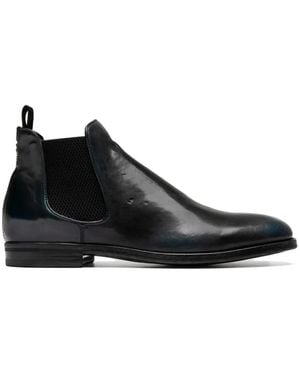 Officine Creative Vanderbilt Leather Boots - Black