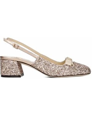 Jimmy Choo Arin Bow-Detail Pumps - Natural