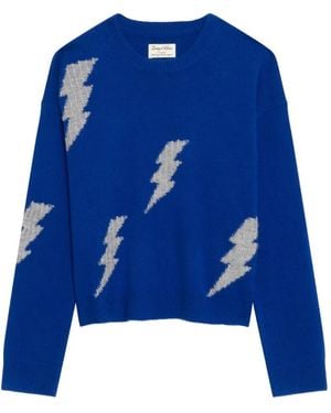 Zadig & Voltaire Markuz New Flashlight Knit - Blue