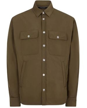 DSquared² Wattiertes Hemd Mit Knopfmanschetten - Grün