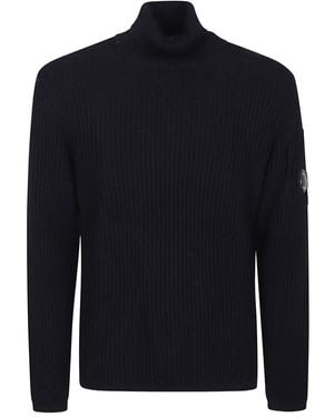 C.P. Company Jersey con cuello alto - Azul