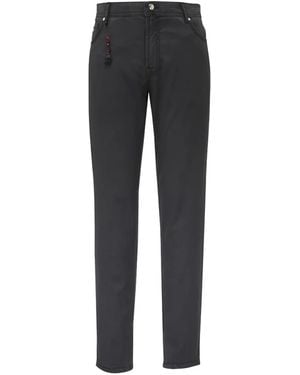 Marco Pescarolo Wool Casual Trousers - Black