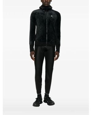 Montura Waffle-Knit Hooded Jacket - Black