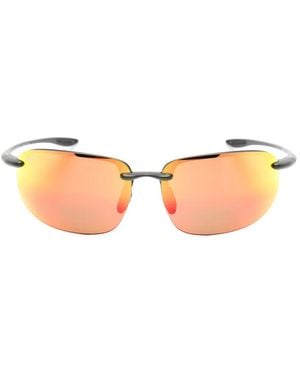 Maui Jim Ho'Okipa Square-Frame Sunglasses - Pink
