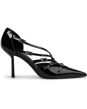 Le Silla Scarlet 100Mm Leather Pumps - Black