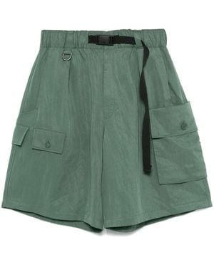 Y-3 Cargo-Shorts Aus Twill - Grün