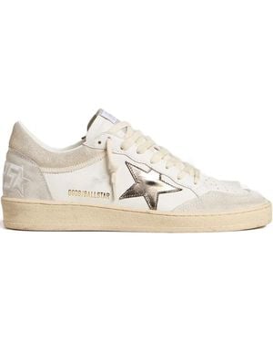 Golden Goose Ballstar Leather Trainers - White