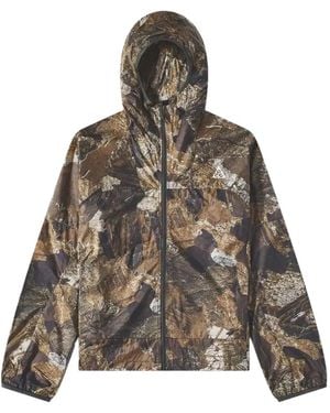Nike Acg Cinder Cone Hooded Lightweight Jacket - Brown