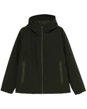 Save The Duck Flynn Hooded Zip-Fastening Jacket - Black