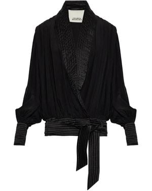 Isabel Marant Diljane Silk Jacket - Black