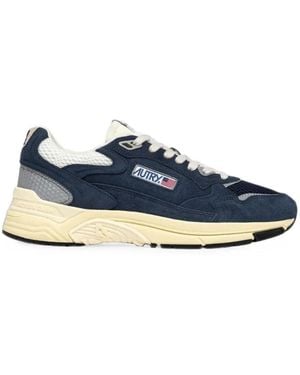 Autry Hyperway Panelled Sneakers - Blue
