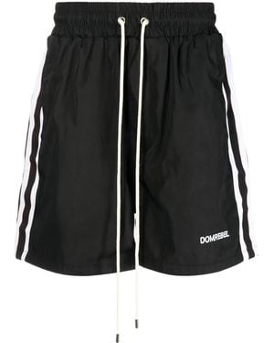 DOMREBEL Basketball Drawstring Shorts - Black