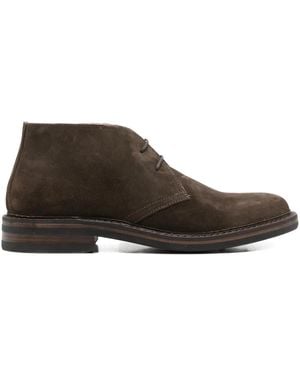 Astorflex Schnürstiefel Aus Wildleder - Braun