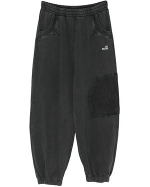 Love Moschino Logo-Print Track Trousers - Grey