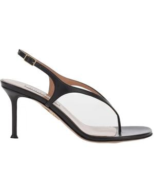 Aquazzura Bikini T-Strap Sandals - White