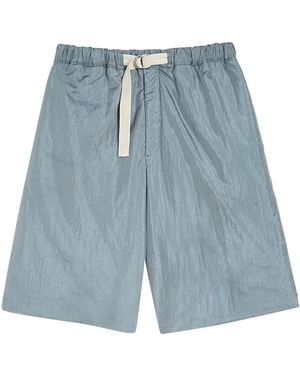 Jil Sander Padded Shorts - Blue